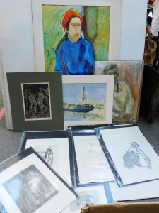 Lot 123 - Collection of Signed and Initialled June Kidman Works on Paper of Vari