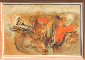 Lot 131 - Gareth Jones- Roberts (1935 - 2013) Large framed Oil painting - Spinif