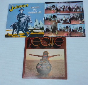 Lot 137 - Small Lot of Rock 12 Vinyls inc Neil Young - Decade (cat# 3RS 2257), T Lot 137 - Small Lot of Rock 12 Vinyls inc Neil Young - Decade (cat# 3RS 2257), T