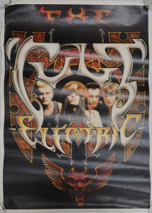 Lot 154 - Vintage One Sheet The Cult Electric Album Music Poster Lot 154 - Vintage One Sheet The Cult Electric Album Music Poster