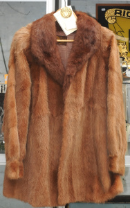 Lot 9 - Ladies New Fawn Marmont Fur Jacket Size 20 by Cornelius Furs w Original