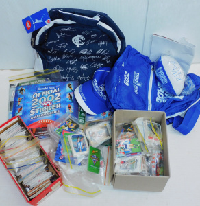 Lot 24 - Group lot of AFL Items inc Large lot Trading Cards - Team coach Series, Lot 24 - Group lot of AFL Items inc Large lot Trading Cards - Team coach Series,