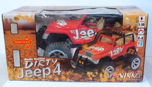 Lot 39 - Large boxed 1 to 10 scale Remote Control 'Dirty Jeep 4' Off Road Jeep m Lot 39 - Large boxed 1 to 10 scale Remote Control 'Dirty Jeep 4' Off Road Jeep m