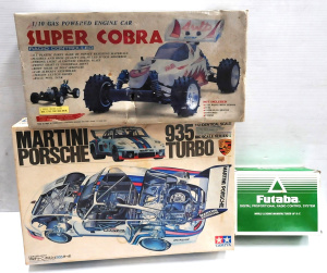 Lot 40 - Group lot - Boxed partly made up Remote Control Car & Model Kits - Lot 40 - Group lot - Boxed partly made up Remote Control Car & Model Kits -