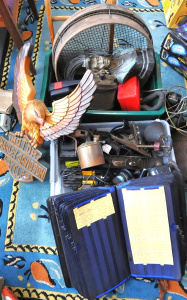 Lot 43 - 2 x Boxes of Assorted Vintage Tools & Hardware incl Stanley Carpent