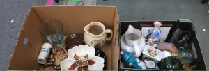 Lot 45 - Mixed Lot of 2 Boxes inc Bendigo and Other Australian Pottery, Vases, C Lot 45 - Mixed Lot of 2 Boxes inc Bendigo and Other Australian Pottery, Vases, C
