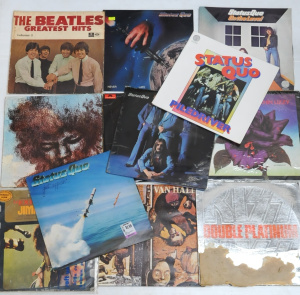 Lot 85 - Group Lot of Vintage Rock Vinyl LP Records inc The Jimmy Hendrix Experi Lot 85 - Group Lot of Vintage Rock Vinyl LP Records inc The Jimmy Hendrix Experi