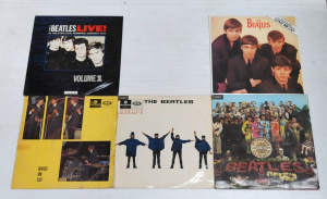 Lot 122 - Lot of Vintage The Beatles Vinyl LP Records & 12 inch Single incl