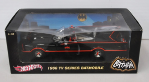 Lot 123 - Boxed Hot Wheels 118 1966 TV Series Batmobile - Box 33cm W Note Some D Lot 123 - Boxed Hot Wheels 118 1966 TV Series Batmobile - Box 33cm W Note Some D