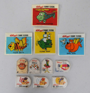 Lot 175 - Group lot - Vintage Kellogg's Cereal Mascot Ball in Cup Games and Funn
