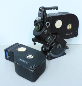 Lot 204 - Eclair 16mm French Movie Camera c1960s with additional film cannister Lot 204 - Eclair 16mm French Movie Camera c1960s with additional film cannister