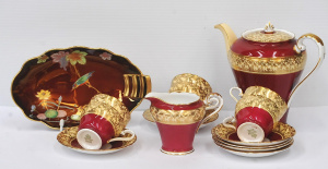 Lot 207 - Group lot Vintage English ceramics inc Art Deco Carlton Ware rouge roy