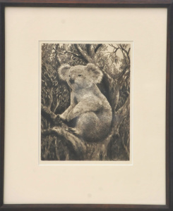 Lot 223 - Ernest Edwin Abbott (1888 - 1973) Framed Drypoint Etching - Dignity - Lot 223 - Ernest Edwin Abbott (1888 - 1973) Framed Drypoint Etching - Dignity -