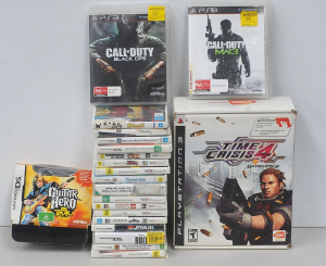 Box Mixed PS4 & Nintendo 3DS Modern Video Games incl Super Smash Bros, Mons