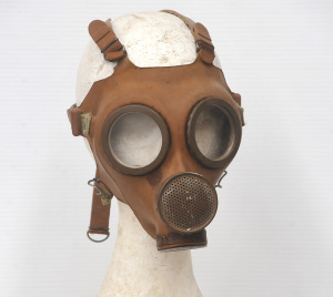 c1956 Belgium M-51 III Rubber Gas Mask