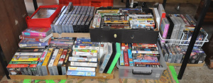 Large group Assorted Vintage VHS Movie & TV Tapes incl B-Movies, Star Trek N