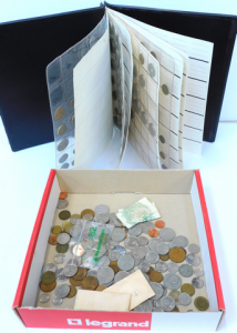 Album and Loose of 19th and 20th century international coins inc English, Canadi Album and Loose of 19th and 20th century international coins inc English, Canadi