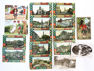 Group lot of Vintage Scottish Post Cards inc, Humorous, Castles, Cathedrals, Gar Group lot of Vintage Scottish Post Cards inc, Humorous, Castles, Cathedrals, Gar