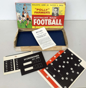 Lot 127 - Vintage 1960s Australia Rules Football Game - Polly Farmers A great ga