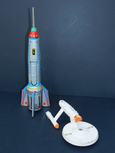 Lot 140 - Vintage Dinky die-cast USS Enterprise from Star Trek c1976 and pressed