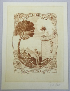 Lot 186 - Lloyd Frederick Rees (1895 - 1988) Unframed Offset Lithograph - Bookpl