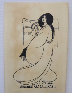 Lot 189 - Lilian Amy Govey (1886 - 1974) Unframed Bookplate for C S Rogers featu