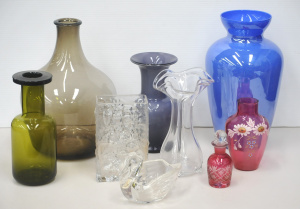 Large group lot - Vintage & Modern Glass - Art Glass Vases, Victorian Ruby G Large group lot - Vintage & Modern Glass - Art Glass Vases, Victorian Ruby G