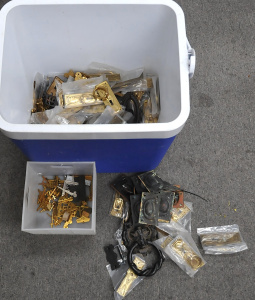 Mixed Lot incl Assorted Door Hardware w Cast Metal Lion Door Knocker, Masonic Ba Mixed Lot incl Assorted Door Hardware w Cast Metal Lion Door Knocker, Masonic Ba