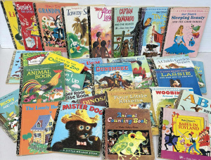 Lot 93 - Approx 30 Little Golden Books, Disney Aboriginal Legends, Gunsmoke, Cap