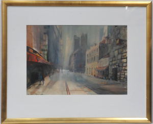 Lot 119 - Karlis Mednis (1910 - 1999) Large framed Watercolour & Gouache - P