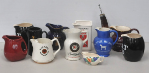 Lot 127 - Group of vintage and modern whisky jugs etc inc Australian, NZ, Englis