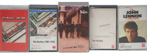 Lot 164 - Collection of The Beatles cassettes inc the Red Album, the Blue Album,
