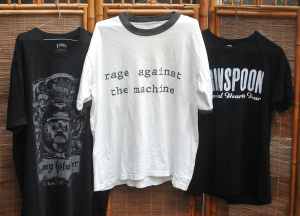 Lot 19 - Group of musician merch t-shirts inc Lemmy Kilmister (XL), Grinspoon (M