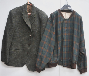 Lot 22 - 2 Vintage gents' jackets inc Pierre Cardin, Harris Tweed