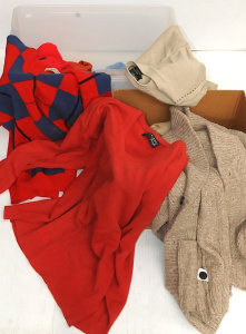 Lot 38 - 2 x boxes - Vintage Mens Woolen & other Cardigans & Jumpers - C