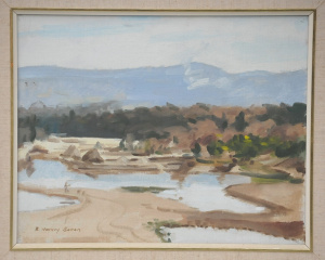 Lot 129 - Rosalind Havey-Sutton (Buley) (1920 - ) Framed Oil Painting - Drought,