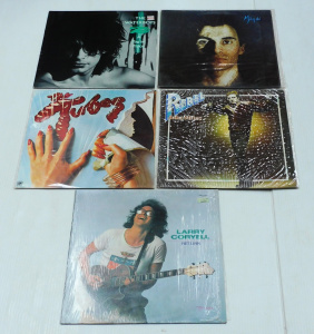 Lot 143 - Group lot of Vintage Mixed Vinyl LP Records inc The Waterboys, Mandu,