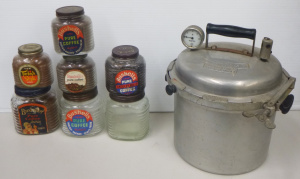 Lot 165 - Group lot inc Vintage Burpee Can Sealer - Cooker - Chicago Illinois &a