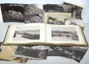 Lot 169 - album of 19thC albumen photographs of European scenes inc Alps Matterh