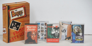 Lot 173 - Group lot of retro cassette albums inc The Beatles Box 6 cassette boxe