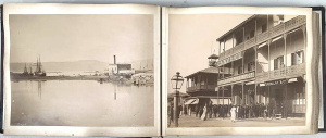 Lot 219 - Extensive album of 19thC albumen photographs inc North African scenes
