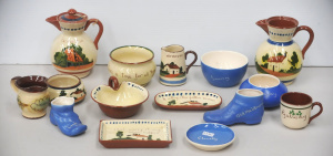 Lot 119 - Group lot Vintage Torquay Ware & Other Souvenir ceramics inc Bowls