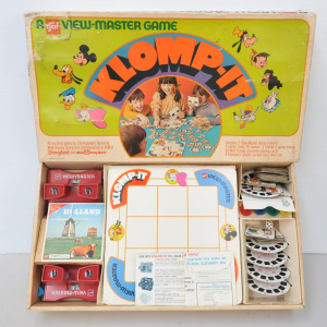 Lot 131 - Boxed Klomp-It View-Master Game ft Disney characters, 2 stereo viewers