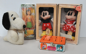 Lot 144 - Lot of Vintage Kids Items incl Willow Budget Money Box, The Jungle Boo