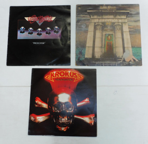 Lot 184 - 3 x vintage Vinyl Lp Records - all Heavy Metal or Rock - Judas Priest