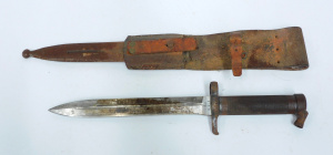 Lot 60 - Early 20thC Swedish Mauser M96 Bayonet for M1896, M1938 rifles and Ag M