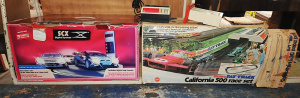 Lot 84 - 2 x Boxed Vintage Slot Racing Sets incl MATTEL Sizzlers Fat Track Calif