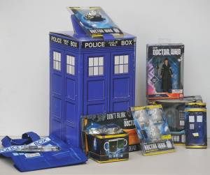 Lot 104 - Lot Doctor Who Merchandise & Ephemera incl Boxed Figures, TARDIS C