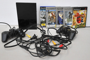 Lot 153 - Lot of Sony Playstation 2 Games, Console & Accessories incl PS2 Sl