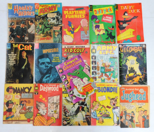 Lot 189 - Lot of Vintage Mixed Comics incl Casper's Ghost Land, Daffy Duck, Figh